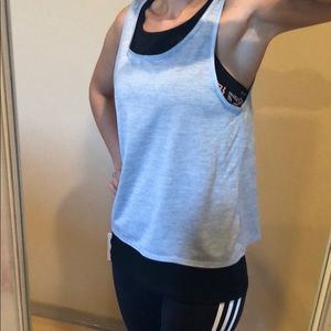 Layered workout tank